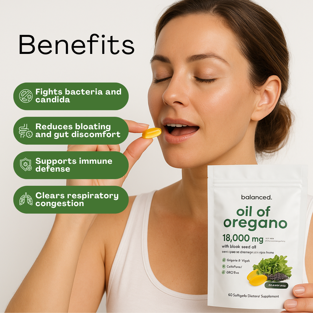 Oil of Oregano with Black Seed Oil | 60 Softgels