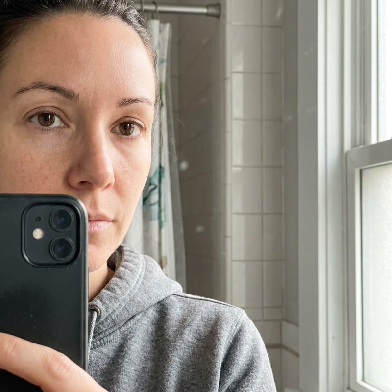 Same eye area, clear and rested