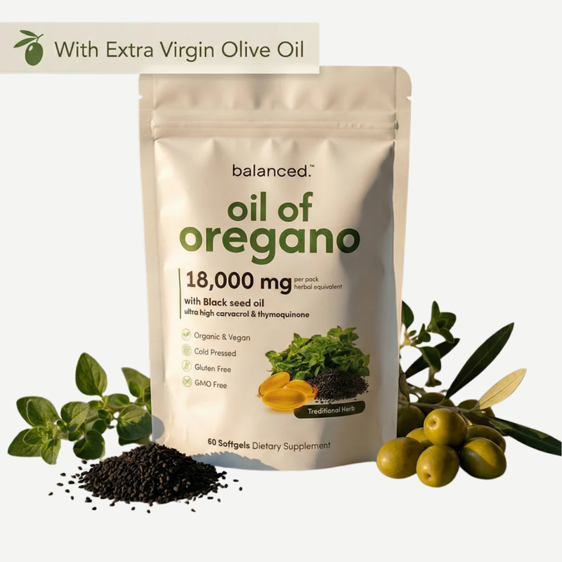 Balanced Oil of Oregano + Black Seed Oil