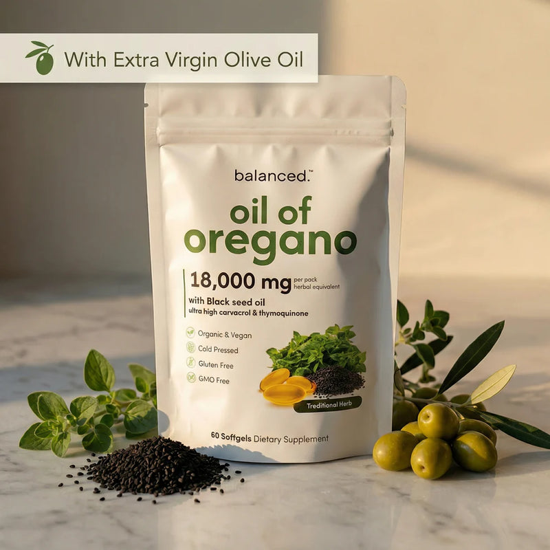 Balanced Oil of Oregano + Black Seed Oil