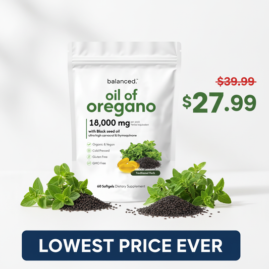 Oil of Oregano with Black Seed Oil - LOWEST PRICE EVER