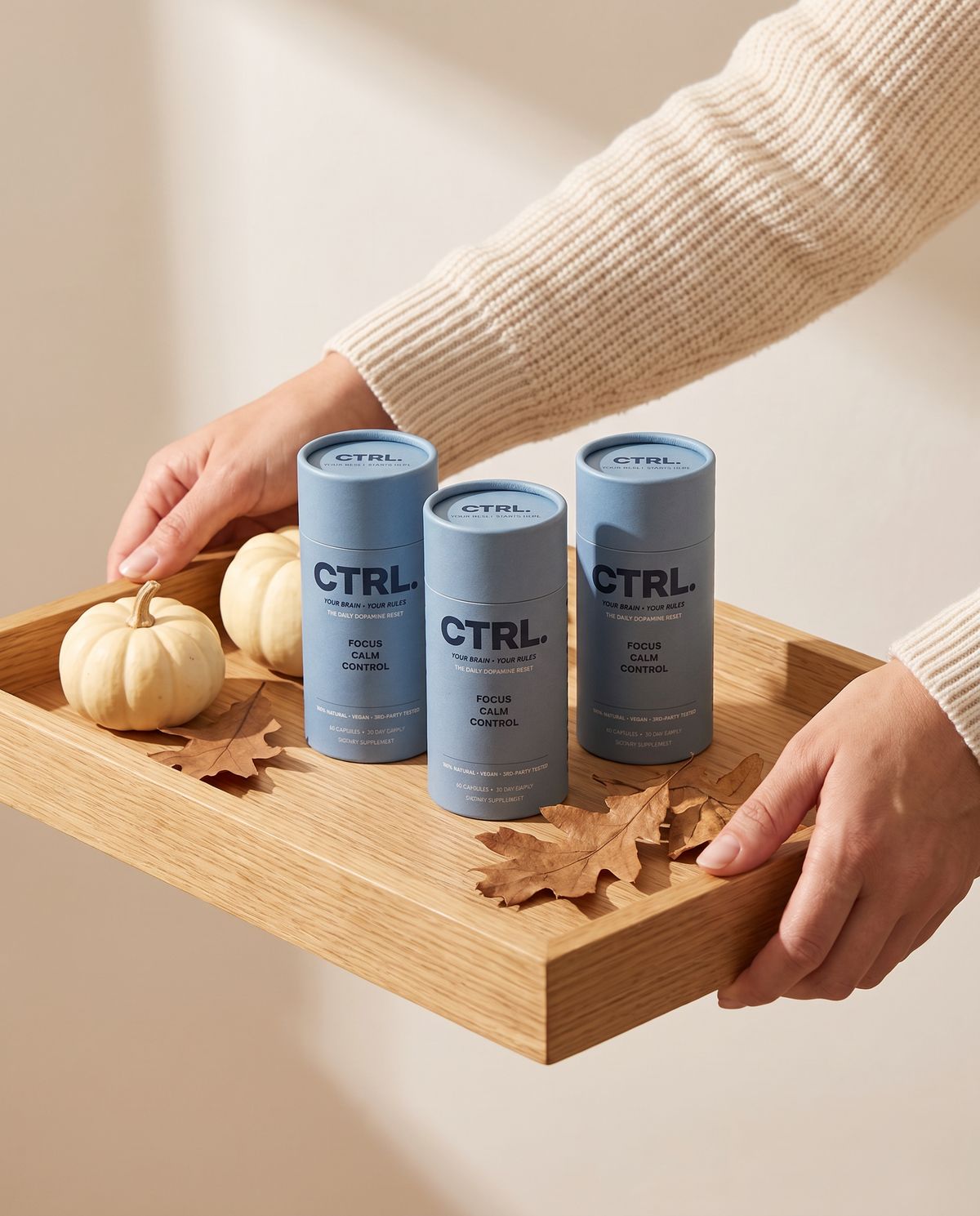 Three bottles of CTRL