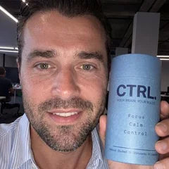 Carlos holding his CTRL tube