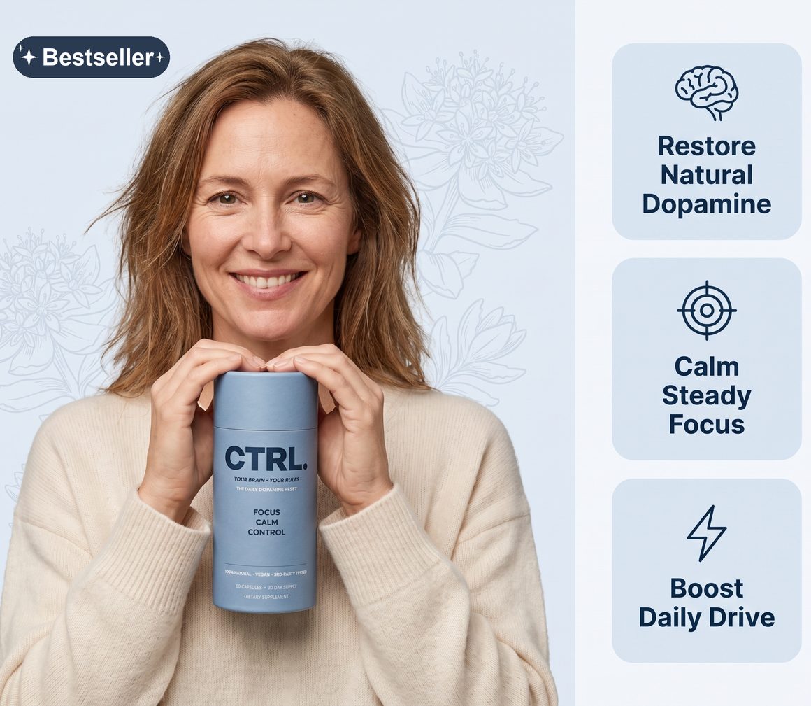 Bestseller: CTRL restores natural dopamine, calm steady focus, boost daily drive
